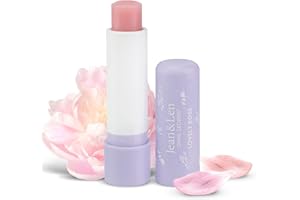 ‎JEAN & LEN Jean & Len Intensiv pflegender Lip Balm, für geschmeidig weiche Lippen, bewahrt die Lippen vor dem Austrocknen, mit Rosenblütenwachs & Bio-Arganöl, Lippenpflege, ohne Mineralöl, vegan, 4,7 g
