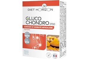 Diet horizon - Gluco chondro 2700-60 comprimés - Fort dosage pour des articulations mobiles