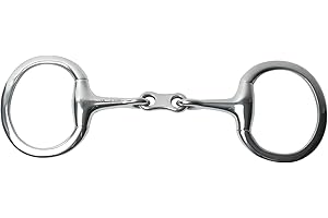 Korsteel Stainless Steel French Link Eggbutt Snaffle Bit, 5"