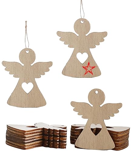 Houten kerst engel tovert je huis om in kerstsferen! - BRIC.Living