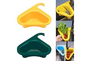 Anguxer 2 PCS Panier de vidange de Cygne, Égouttoir filtrant Suspendu Multifonctionnel, passoire Plastique, pour Fruits, légumes
