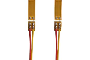 COGGUEE BF120 10AA 120 Ohm Strain Gauge High-Precision Resistance Foil Strain Gauge,Weldable Strain Gauge Surface Strain Gauge Circuit (BF120 10AA)