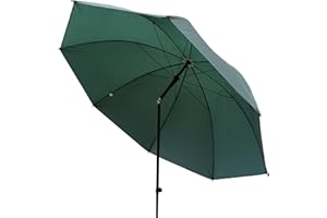 Eurocatch Parapluie de Pêche 200cm Avec Pli - Parasol Vert - Brolly - Steel