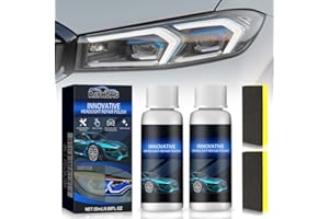 Piashow Lot de 2 liquides de réparation pour phares de voiture, 30 ml