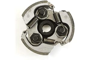 Auped - Embrague centrífugo Bloc de embrague para motocicleta con 3 muelles para 2 tiempos 47 cc 49 cc Mini Quad Pocket Bike Dirt Bike ATV Scooter (Negro)