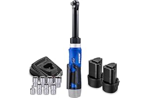 ACDelco G12 Series 12V Li-ion Cordless 3/8” 40 ft-lbs. Extended Ratchet Wrench Tool Kits (2 Batteries Tool Kit)