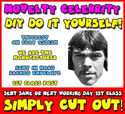 DIY - Do It Yourself Face Mask - David Harvey Leeds Goalkeeper Celebrity Face Mask