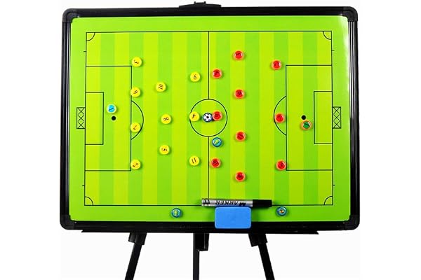 PhantomSky Grande Élégant Pratique Tableau de Magnétique de Conseil Tactics de d'entraînement Football Portable Professionnel