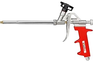 Isolbau 1 x Schaumpistole 110 BOX Metall Bauschaumpistole Montageschaumpistole Bauschaum Pistolenschaum Montageschaum PU Schaum Pistolenreinieger Reiniger Montagepistole für präzise Dosierung