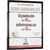 Barış Yayınları TYT - AYT Geometri &Uuml;&ccedil;genler D&ouml;rtgenler Konu Denemeleri