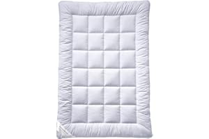 billerbeck Bettdecke S20 DUO - Winterdecke – 135 x 200 cm – AIRFILL® - Hohlfaser-Füllung, Baumwollbezug mit Aloe-Vera-Veredelung, Weiß