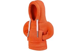 Lahviuu Auto Schaltknauf Abdeckung,1 pcs Schalthebel Hoodie Universal Schaltknauf Hoodie Shifter Car Gear Shift Cover, Car Gear Shift Knob Cover Hoodie für Auto Dekoratives(Orange)