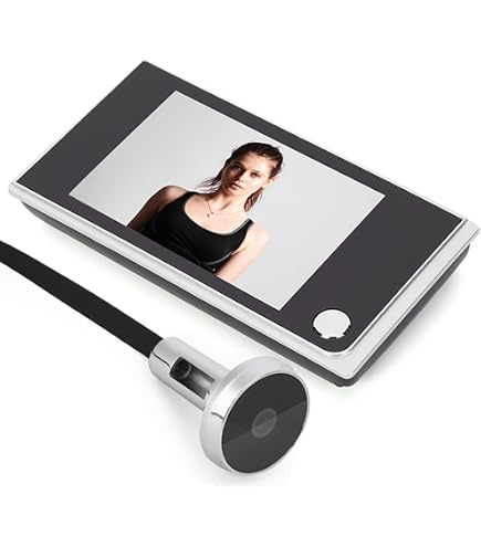 Spioncino Digitale Con Schermo LCD 2,8 Pollici – Obiettivo Grandangolare 90°, Batteria E Memoria Integrata!