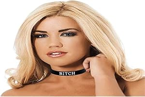 Rimba Latex Play (Bitch) Krage, Svart, One Size