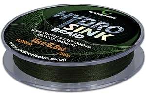 FIRST4FISHING Gardner Tackle Hydro Sink Braided Mainline - Carp Pike Tench Coarse Fishing Line