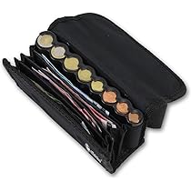 Borsa Porta Contanti Per Camerieri HMF - Portafoglio Professionale Con Contamonete, 19x11x4.5 Cm, Nero - Foto 3