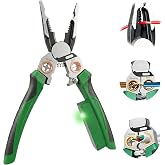8 in 1 Electrical Wire Stripper Pliers, Multi-Function Wire Stripper with Voltage Detector and Alarms - Versatile Wire Stripp