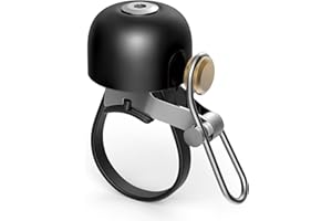 FYBICC - Bike Bell, Mini Vintage, Brass Cycling Bell, 100dB Loud, 21-32mm Handlebar, Kids Adult Bicycle Bell, MTB, Road Bike, City Bike, E-Bike, Universal
