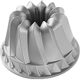 Nordicware kek kalıbı yuvarlak pasta, al&uuml;minyum d&ouml;k&uuml;m, g&uuml;m&uuml;ş, 22,9 x 22,9 x 13,5 cm