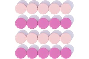 DUJEQM Aimant Puissant, Lot de 20 Rose Aimant Frigo Rond - Mini Aimants Tableau Magnétique | Magnet Frigo Décoratifs | Petit Aimant Tableau Blanc Aiment pour Tableau Blanc, Bureau, École et Calendrier