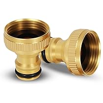 Connettore per tubo da giardino in ottone femmina da 3/4 a 2 vie rubinetto da 5/8 capezzolo sdoppiatore acqua da 3/4 maschio Y rubinetto da giardino valvola di irrigazione 1pcs (colore : C