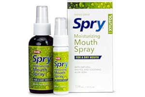 XLEAR Spry Natürlicher Xylitol Feuchtigkeitsspendender Mundspray Gegen Mundgeruch – Probadent Gegen Mundgeruch mit Spearmint-Geschmack, 134 ml (1 Packung)