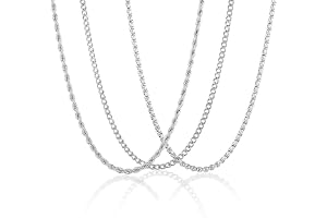 3 Halsband Mäns Kedja Mäns Silver Guld Svart 316L Rostfritt Stål Kedja 2/3/4/5/6mm Beväpnad Kedja Kubansk Kedja Kedja Kedja J