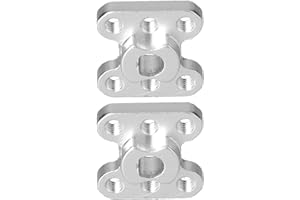 2 x Flange Shaft Coupling Aluminium Alloy 6 mm D Hole Lightweight Flange Coupling Plug Bearing Fittings Engine Plug, Bearing Tools