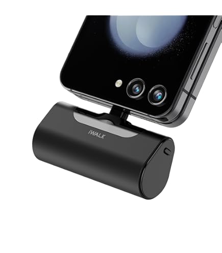 IWALK Mini External Battery 4800mAh PD Fast Charging, [2024 Upgrade] Power Bank Quick Charge With LED Display Compatible With IPhone 14/14 Pro/13/13