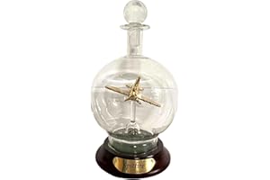 THORNESS Ornamental Glass Model of a Spitfire Aeroplane in a Decorative Glass Decanter | Memorabilia | Gifts for Men | WW2 Gift | Wartime Memorabilia | Supermarine Spitfire | Battle of Britain