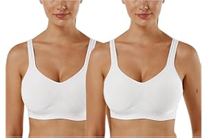 Vertvie Sujetador Deportivo Mujer 1/2/3 Piezas sin Aros con Almohadillas Sujetadores Cómodos para Diario Ejercicio Yoga Dormir