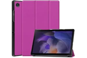KRJCSFHY Case for Samsung Galaxy Tab A9 Plus 2023 Tablet, Slim Lightweight Trifold Stand Magnetic Hard Cover PU Leather Folio Book Cover Protective Shell for Samsung Galaxy Tab A9 Plus 2023,purple