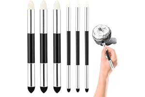 LACHT Schwamm Radierstift Set 6 Stück Skizzen Papierwischer Waschbar Doppelendiger Maler Spezieller Highlight Stift für Kunststudenten und Künstler Zeichnen Zubehör