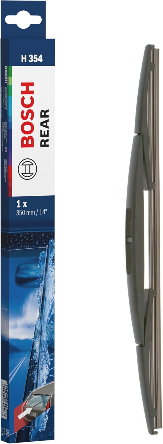 Bosch Rear Wiper H 354 - Excellent Cleaning Performance - Replacement Blade for Back Windscreen - 1 Blade, 350mm