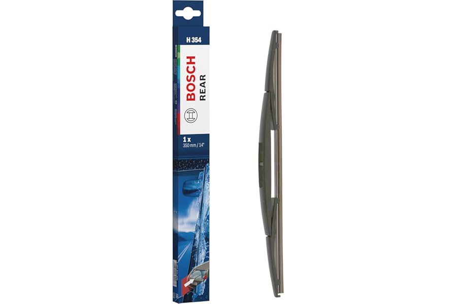 Bosch Rear Wiper H 354 - Excellent Cleaning Performance - Replacement Blade for Back Windscreen - 1 Blade, 350mm