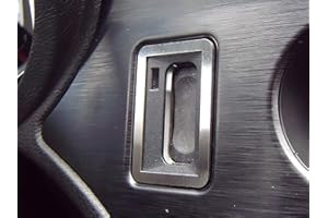 AUTOCOVR Cubierta De Acero para Alfa_Romeo 159 & BRERA & SPIDER (939) - 1 Pieza Dispositivo de arranque Marco Inox Metal Cepillado Interior Decoración Personalizados Hechos a Medida Tuning