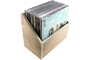 MC DAISON MOBILE ESPOSITORE INCLINATO scaffale arredamento per 35-45 dischi LP vinile 33 giri (diam.30cm) in legno multistrato