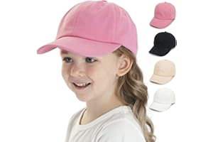 YANWANG Bebé Niños Color Sólido Gorras de Béisbol de Algodón Ajustable Sun-Sombrero para Niños Pequeños Niñas