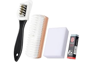 LHOEST Cepillo Zapatos Piel Ante 4PCS Limpiador Zapatillas Ante Kit Limpieza Zapatillas Ante Limpiador de Zapatillas de Ante Cepillo para Zapatos Cepillos Lustradores Piel Limpia Zapatos para Zapatos Muebles