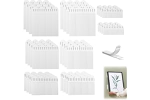 PEACEKING 96PCS Tiras Adhesivas para Colgar Cuadros (48 Pares), Autoadhesivas Tiras Para Colgar Cuadros sin Agujeros, Cuelga Cuadro sin Clavos, Colgadores para Cuadros Marcos de Fotos y Adornos Navideños