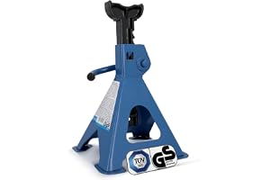 cartrend Professionell ställbock, 2 ton lastkraft, stödbock för verkstaden eller garaget, vagnbock för arbete under fordonet