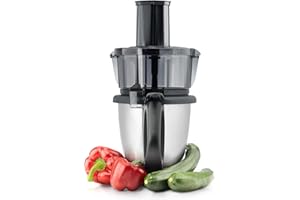 Wundermix - WunderSlicer® Coupe-légumes pour Thermomix (TM6, TM5, TM31) • Accessoire pour râper & trancher légumes et fruits dans le Thermomix • Fabriqué en Allemagne