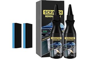 LONGGAOGAO 2pcs Quick Car Scratch Remover, 2025 Removes Deep Car Scratch, Model Car Scratch Repair Cream, Removes Scratches Anti-Scratch Repair Paste