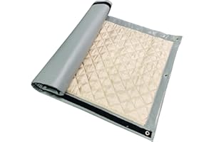 LTCANOPY Sound Barrier - Pared insonorizada, para reducir el ruido en sitios de construcción, carreteras, fábricas, campos deportivos, aislamiento acústico, aislamiento acústico, 200 x 100 cm (gris)