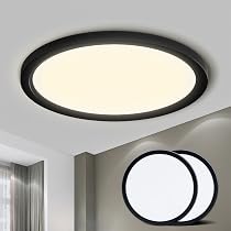 Plafonnier LED Dimmable Slochi 24W 2800LM | Télécommande, Veilleuse 1800K, 3000K-6500K - Ø30cm Blanc