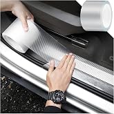 AutoBizarre High Gloss Anti Scratch Red Carbon Fiber Paint Protection Film Tape PPF for Car Protection and Decoration - 2 Inches x 5 Meters