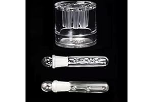 Guador Planaria Piège Verre 8-Trous/3-Trous/2-Trous Attrapeur Trappe Attraper Crevette Insecte Ver Attrapeur Tube Piège pour Aquarium Nettoyage de Réservoir de Poisson