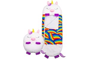 High Street TV Unisex-Youth White Unicorn Childs Sleeping Bag, Large 7+