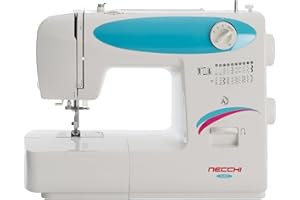 Necchi N83 - Máquina de Coser automática, de plástico, Color Blanco, 38 x 30 x 17 cm
