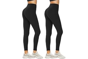 DDOBB Leggins Mujer Pantalon Deporte Mallas Push Up Leggings Elásticos Reducir Vientre Fitness de Cintura Alta para Running Yoga